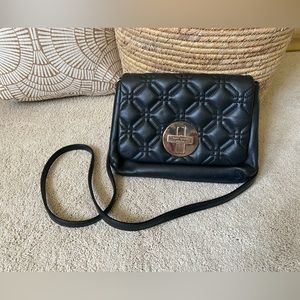 Kate Spade Black Quilted Crossbody Bag